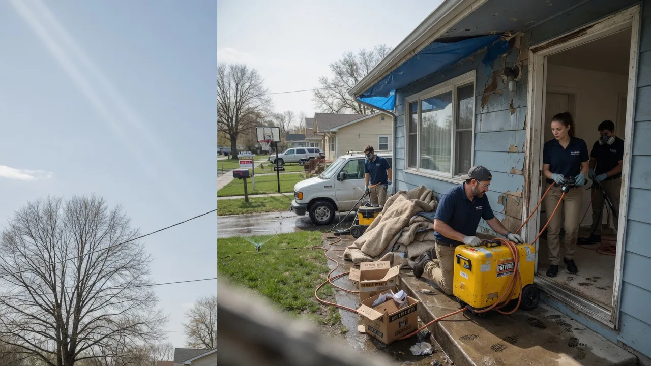 Basement Flood Cleanup in Hammon, OK near me